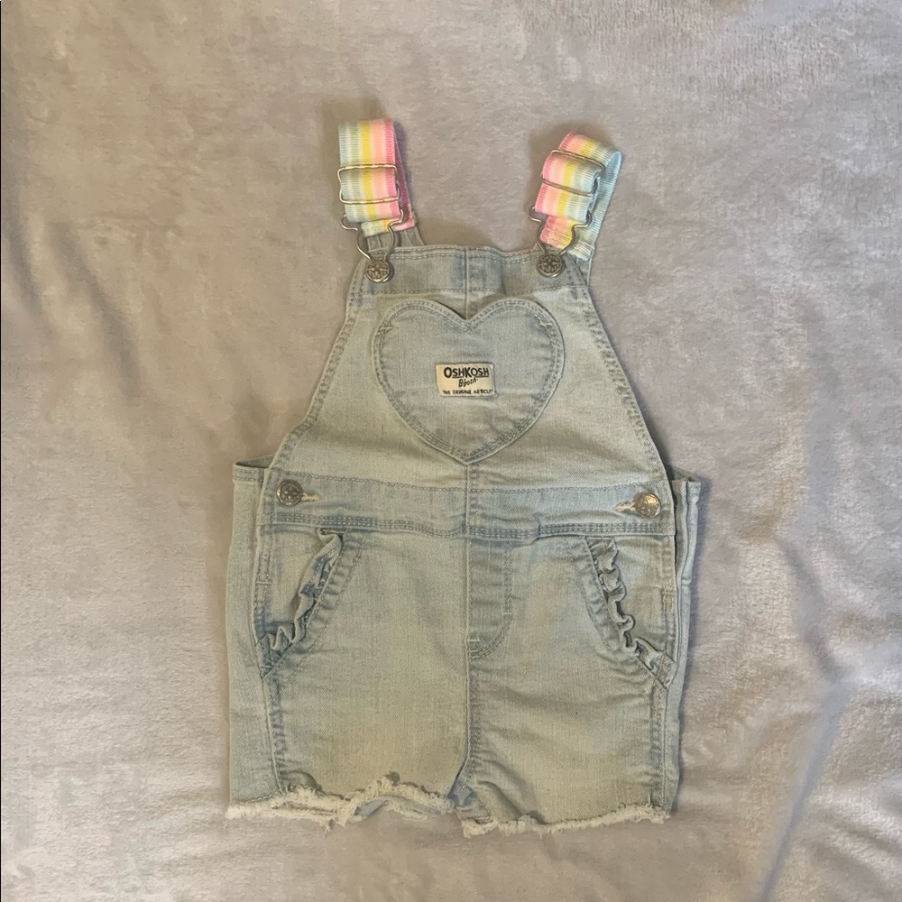 Baby girl’s jean overalls